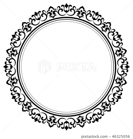 Decorative frame. Elegant element for design 46325056