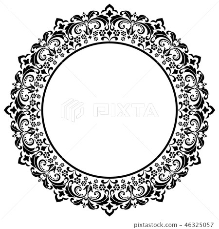 Decorative frame. Elegant element for design 46325057
