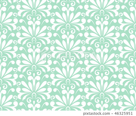 Flower geometric pattern. Seamless background.  46325951
