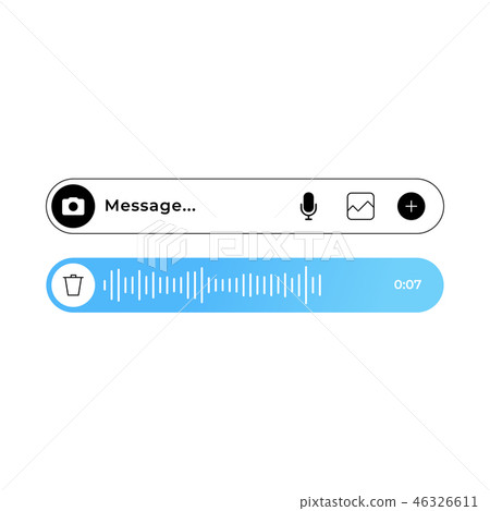 Text and audio messages for modern messenger apps. Text and audio messages for modern messenger apps. 46326611