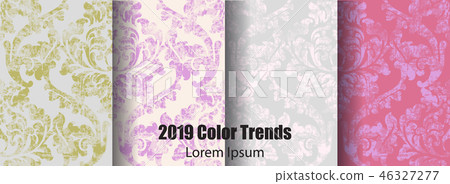 Vintage Baroque Victorian pattern set 46327277