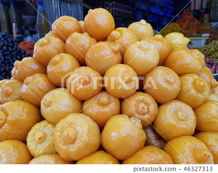 Pickled lemons counter 46327313