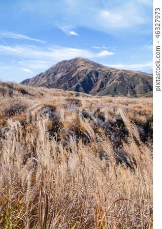 日本 九州 阿蘇 火山 芒草 熊本 aso mountain volcano 日本 九州 阿蘇 火山 芒草 熊本 aso mountain volcano 46327973