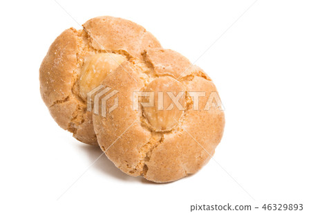 cookies with almonds isolated cookies with almonds isolated 46329893