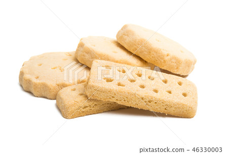 Butter cookies isolated 46330003