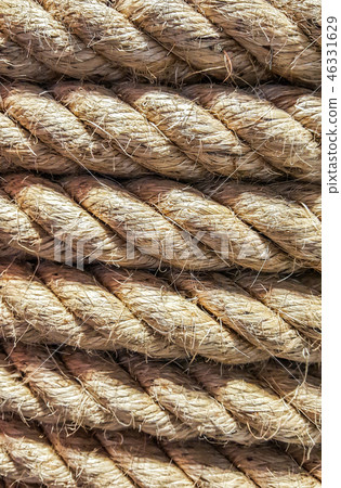The light brown hemp rope. The light brown hemp rope. 46331629