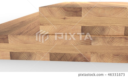 Glued wood structure. Lumber industrial wood texture, timber butts background. Butt end of a Glued wood structure. Lumber industrial wood texture, timber butts background. Butt end of a 46331873