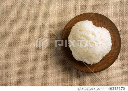Sticky rice with sapce for text. 46332670