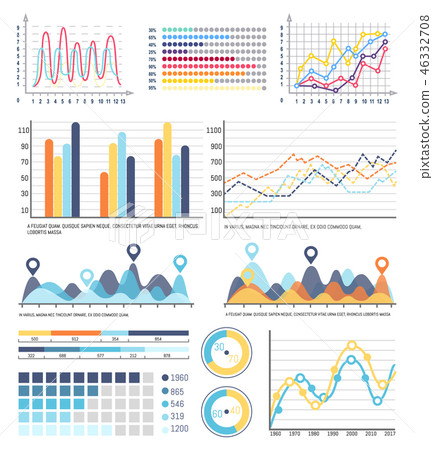 Diagram and Infographics with Segments Explanation 46332708