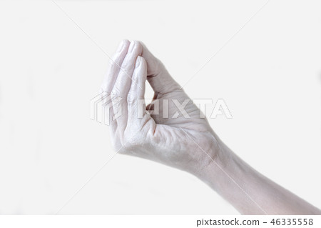Woman hand with gestures, positions and expression Woman hand with gestures, positions and expression 46335558