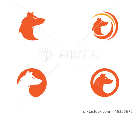 Fox vector illustration icon 46335675
