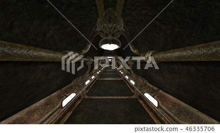 奇怪的廢墟通道 46335706