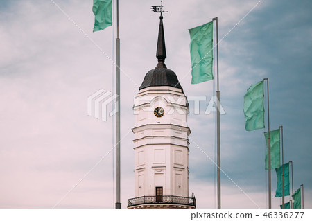 Mogilev, Belarus. 17th-century Town Hall Is Famous Architectural 46336277