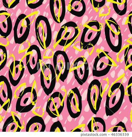 Retro vintage 80 Memphis style of fashion illustration. Retro vintage 80 Memphis style of fashion illustration. 46336339