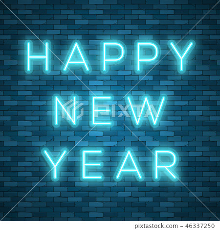 New 2019 year paper, vector illustration. Perfect for presentations 46337250