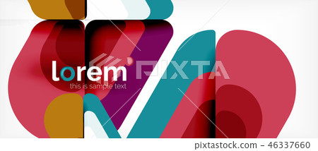 Geometric abstract background 46337660