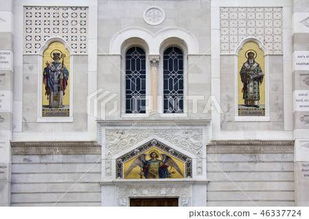 Mosaic on the facade of San Spiridione 46337724