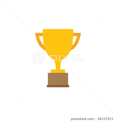 Trophy cup graphic design template vector  46337815