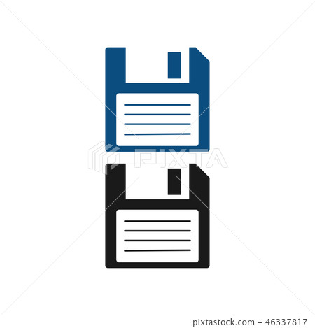 Floppy disk diskette graphic design template 46337817