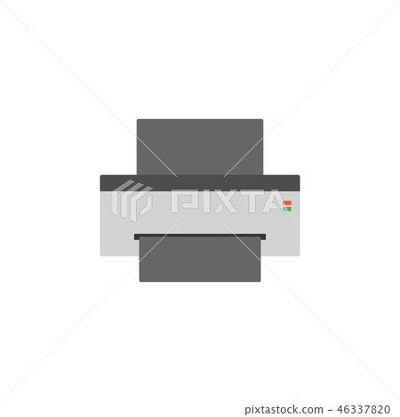 Printer graphic design template vector - Stock Illustration [46337820 ...