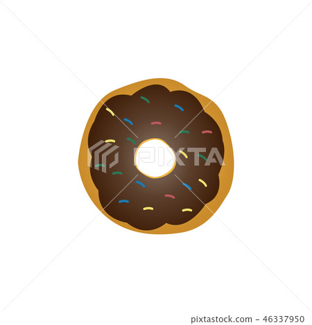 Donut graphic design template vector illustration  46337950