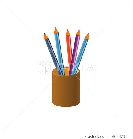 Pencil graphic design template vector  46337963