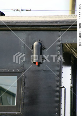 A light bulb of a conductor car A light bulb of a conductor car 46338309