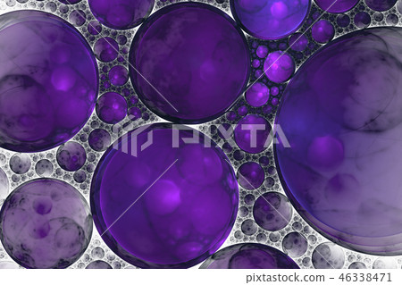 Realistic water foam of soap bubbles Cool deep sea 46338471