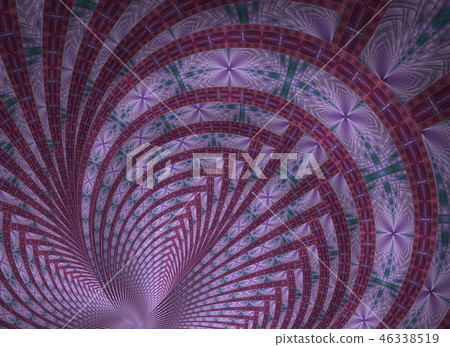 Circle ornament pattern decoration design  46338519