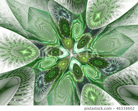 Geometric design, Mosaic of a kaleidoscope 46338602