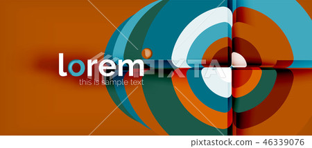 Circle abstract background 46339076