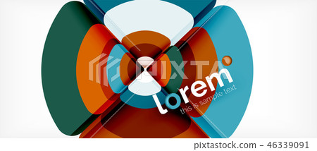 Circle abstract background 46339091