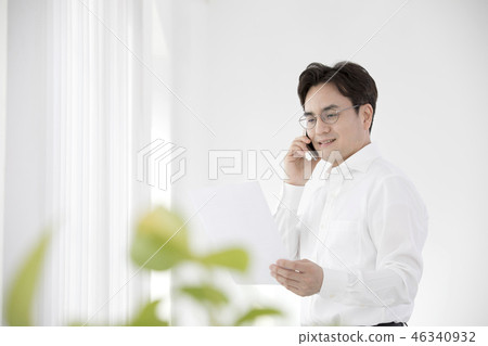 韓國人，商業，男人 46340932