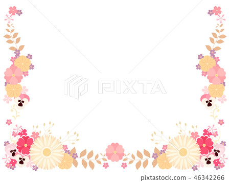 Flower frame of spring 46342266