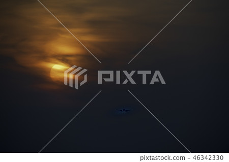 A sunset A sunset 46342330