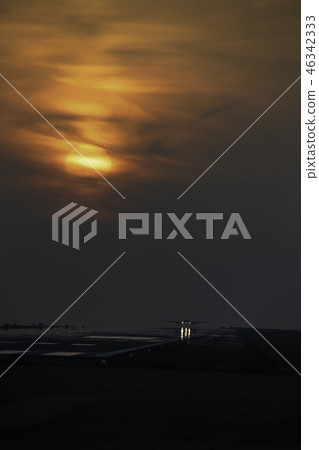 A sunset A sunset 46342333