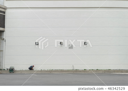 street wall background ,Industrial background street wall background ,Industrial background 46342529
