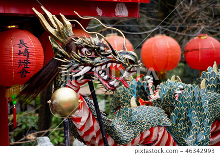 Dragon dance Dragon dance 46342993