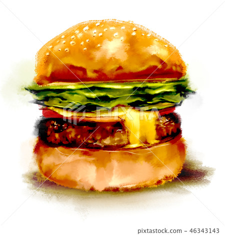 Hamburger Hamburger 46343143