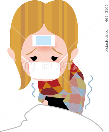 A woman who caught a cold A woman who caught a cold 46343165