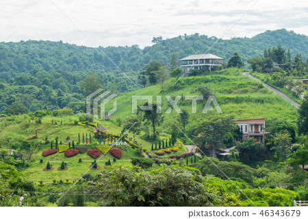 thai mountain view on Wang Nam Khiao 46343679