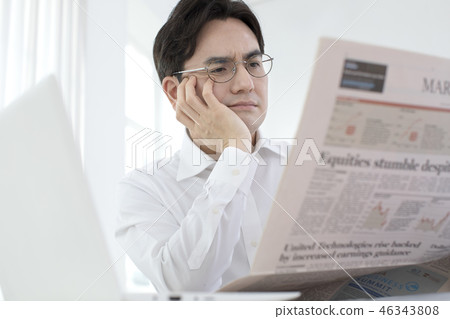 韓國人，商業，男人 46343808