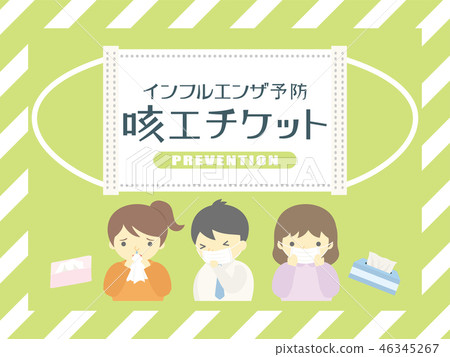 Cough etiquette poster Cough etiquette poster 46345267