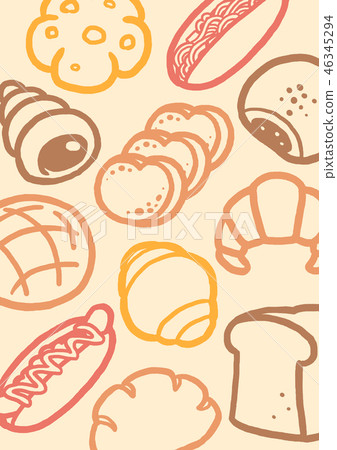 Bread background 2 - Stock Illustration [46345294] - PIXTA