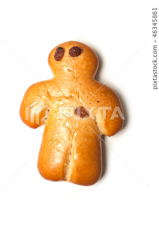 traditional manala bun with dried raisin  46345861