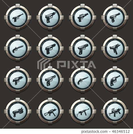 Set of hand weapons 46346512