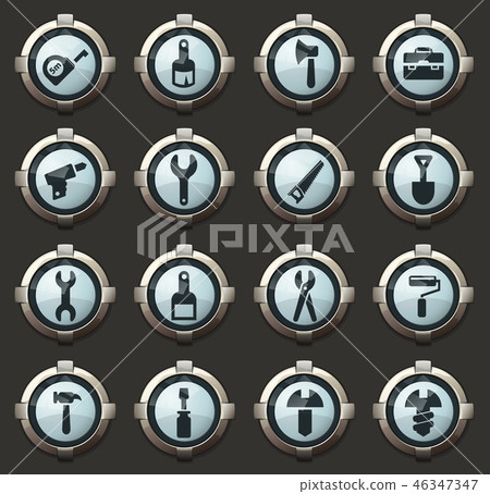 Work tools icons set 46347347