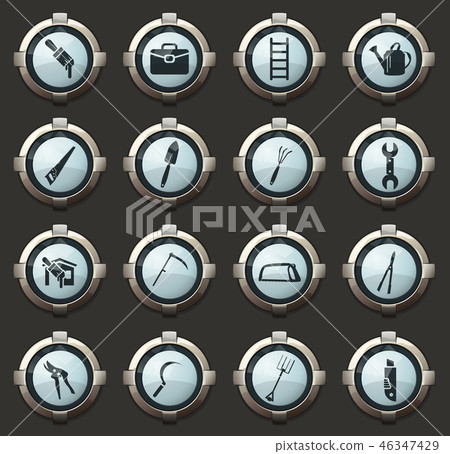 Work tools icons set Work tools icons set 46347429