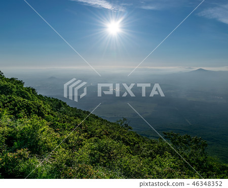 Landscape from Mt. Iwate mountain trail Himegamiyama Landscape from Mt. Iwate mountain trail Himegamiyama 46348352