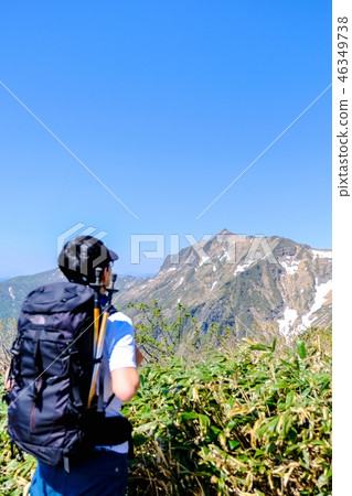 春天Tanigawadake登山（從天神山脊路看到山脊）[Pin：Mountain] 46349738